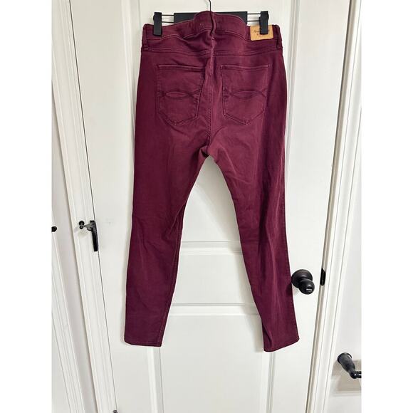π· Abercrombie & Fitch Skinny Jeans β Wine | Size 10 | 30x29 π· - Picture 2 of 5